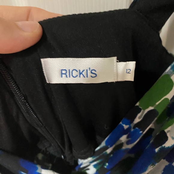 Ricki’s size 12 zip up dress multi coloured - Picture 5 of 5